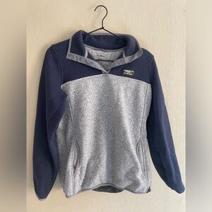 L. L. Bean womens colorblock fleece